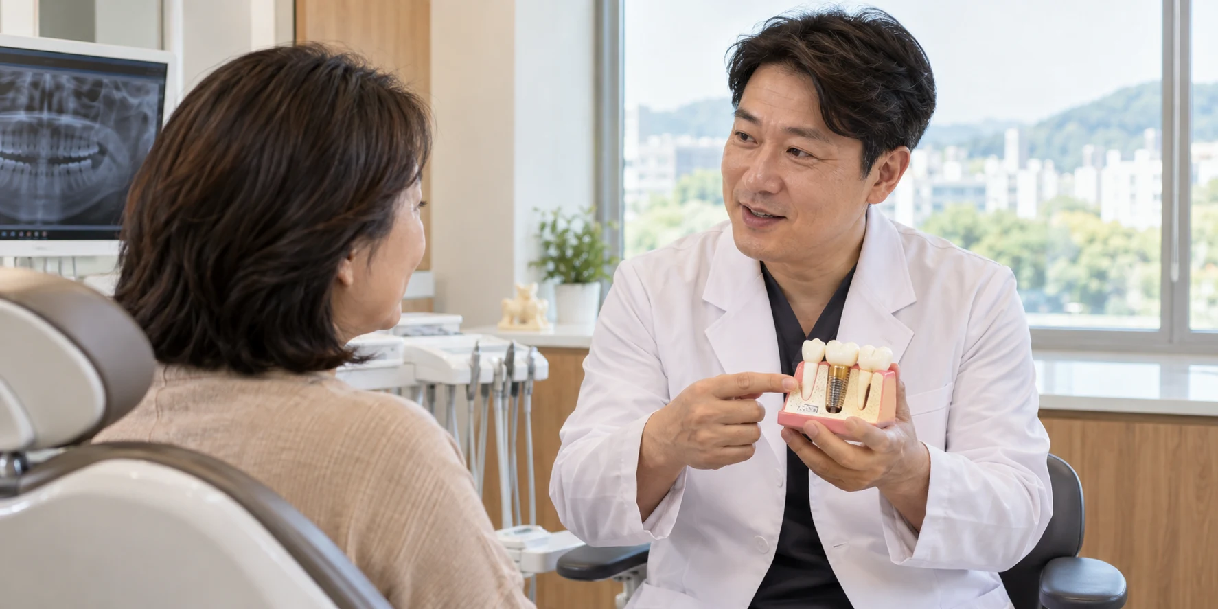 지르코니아 크라운 재료 정밀 검사