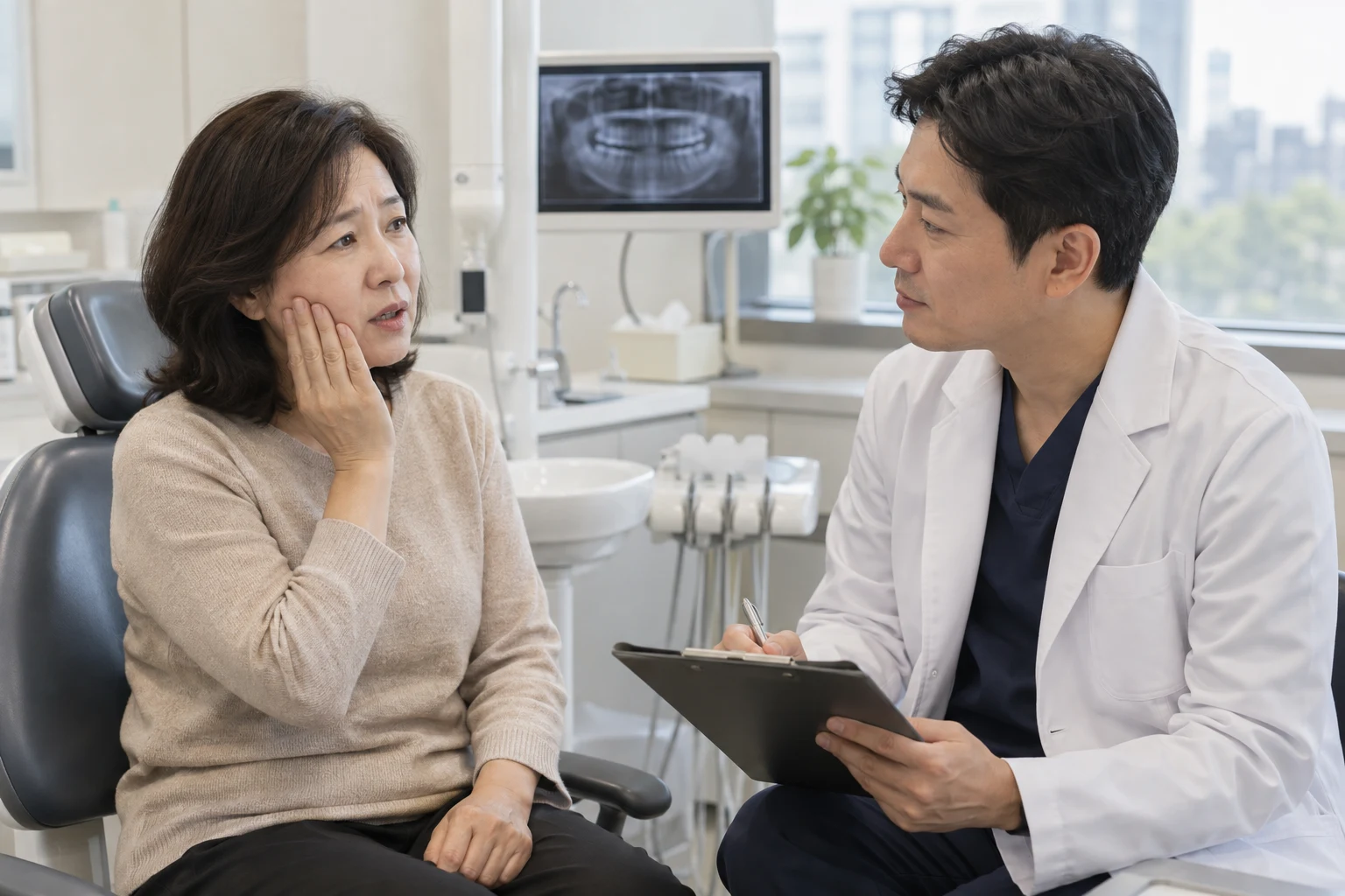 임플란트 관리를 위한 치과 정기검진 상담